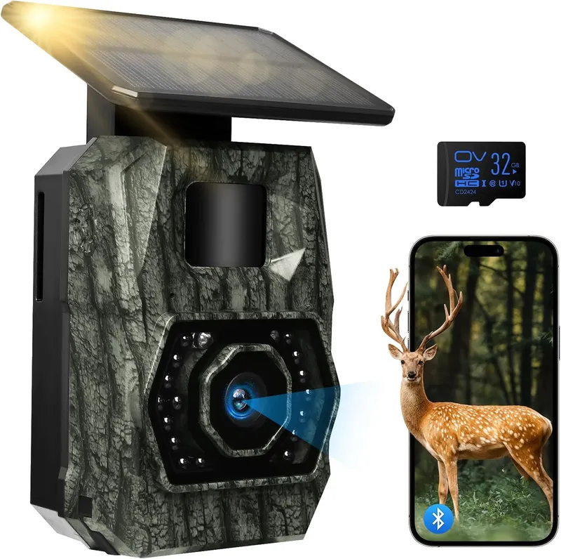 MAXDONE Fototrappola solare Wi-Fi PH970S